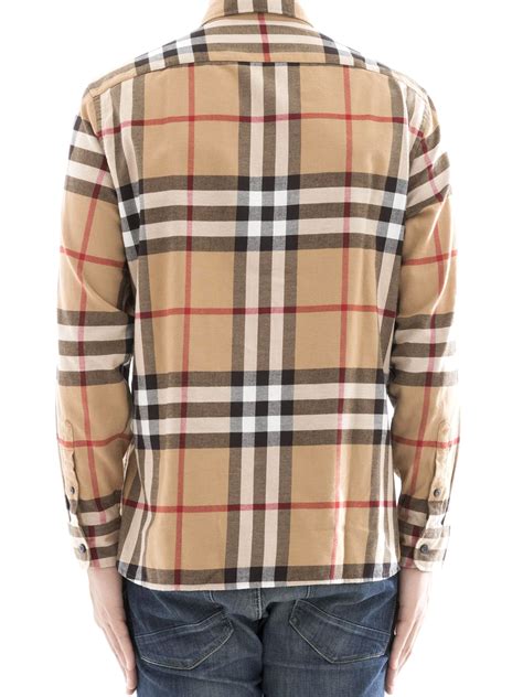 fake burberry flannel|burberry flannel shirt men's.